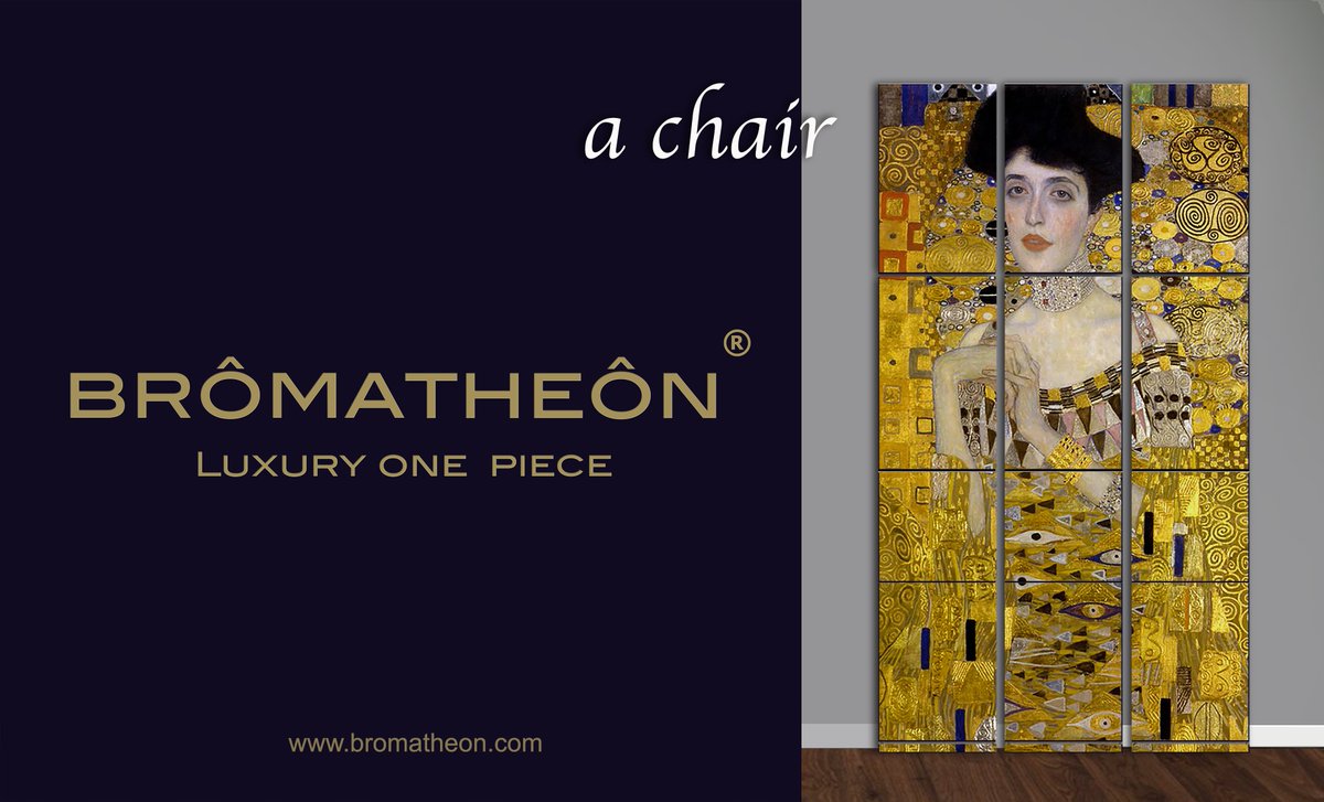 "A Chair" Design #Gustavklimt 
bromatheon.com  
Bromatheon Luxury one piece

#Art- #Design- #Luxury- #culture #Home - #Hotel - #Museum - #Bank- #Yaght - #SPA -#Businessstudy - #culturalevent - #Artgalleries - #Hallteathers - #Retail
