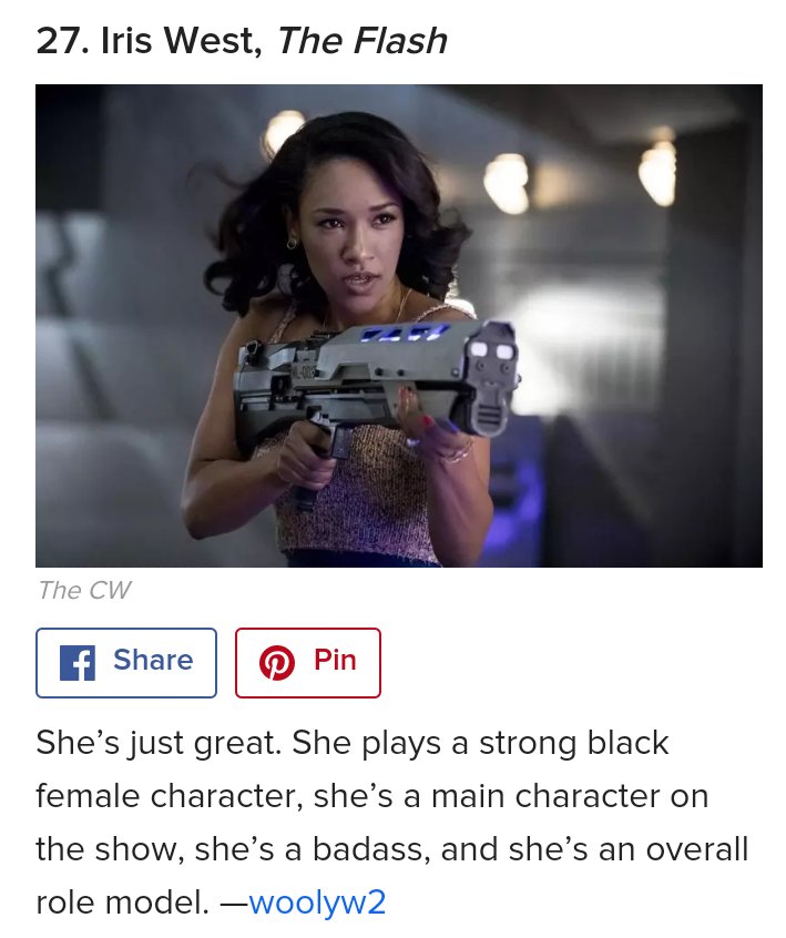 WestAllenWorld's tweet photo. Iris West-Allen is on BuzzFeed "41 Of The Most Badass Black Women Who Have Graced Your TV Screens Over The Years" list #TheFlash #RunIrisRun https://t.co/QTZahotdQc