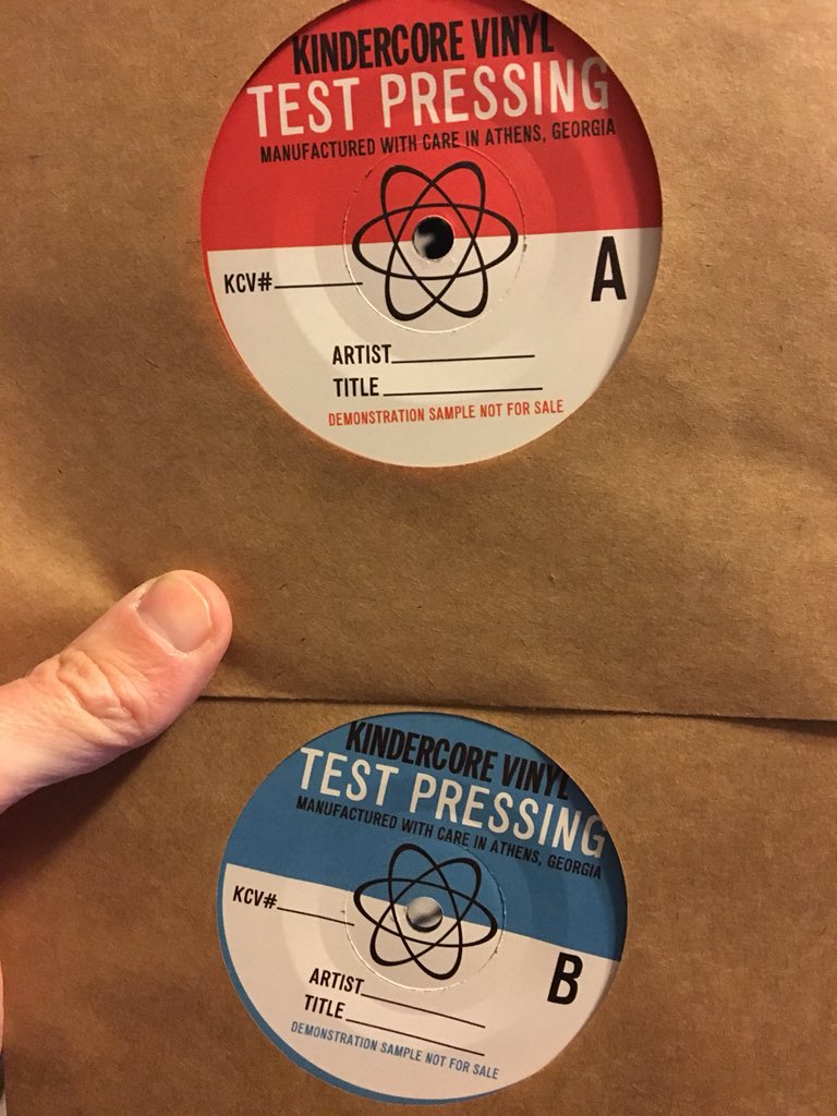 Boocooray's tweet photo. New 7” Single w/ @lillywinwood test pressings from @kindercorevinyl sound great‼️7” Vinyl Single drops early April💥 #LillyWinwood  #7inchvinylsingle #7inchsingle #collaborationseries #vinylrecords #BooCooAmigos #kindercorevinyl #BooRay https://t.co/K5gPtWMREP