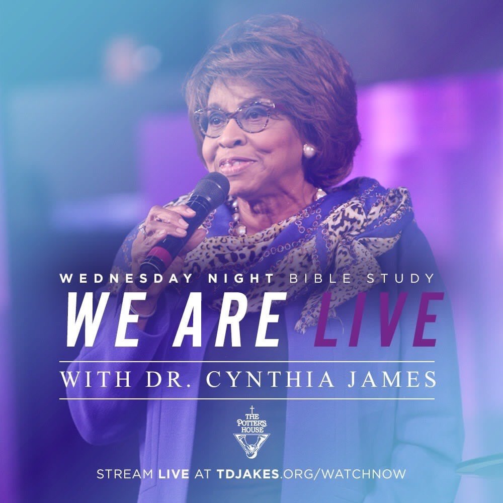 TPHDallas's tweet photo. #WNBS is LIVE NOW! Join us as @drcynthiajames brings forth the Word! https://t.co/nXSO1EO5BD or in the TDJ Mobile App #TPHonline #TheWordMatters https://t.co/uMUImVabm1
