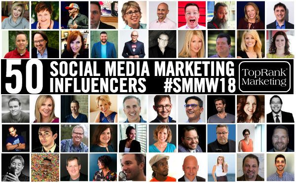 TeamSWAAAP's tweet photo. 2018 List: 50 Social Media Marketing Influencers #SMMW18 #Social50 [https://t.co/kNAdp6uq6u] https://t.co/L8XINzkaN5