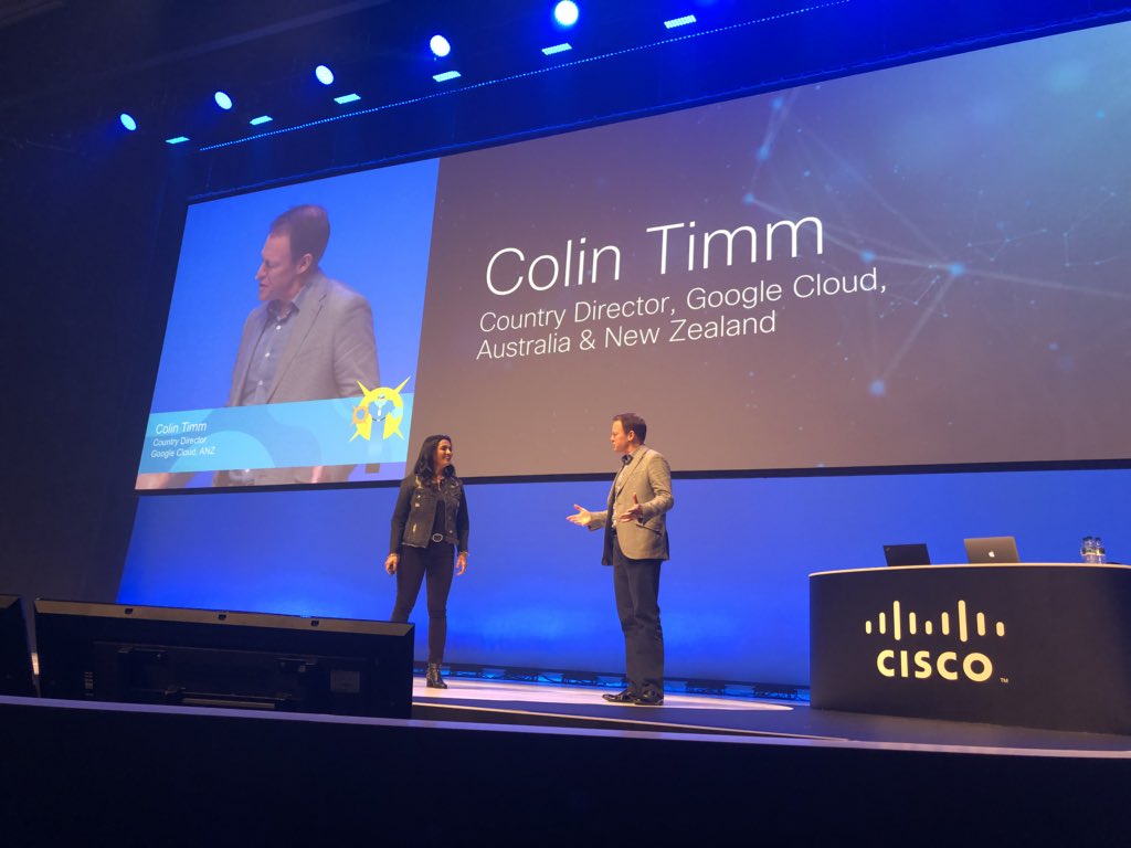 The Cisco and Google Cloud partnership is very exciting!! Looking forward to what this partnership will bring, which will surely be a game changer in #multicloud <a href="/CiscoLiveMEL/">Cisco Live Melbourne</a> #CLMel <a href="/lizcentoni/">Elizabeth</a> @GCPcloud #cloud