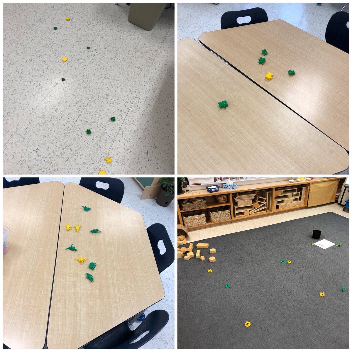 MissBond15's tweet photo. Our classroom got broken into last night by a mischievous, little leprechaun named Lucky O’Rainbow! He is encouraging our Year 1s &amp; 2s to practice our Fruit of the Holy Spirit, Generosity, to teach him how to share his gold! #sccdsb #kinderfun #stpatricksday #leprechauntricks https://t.co/MIbnSy0nPS
