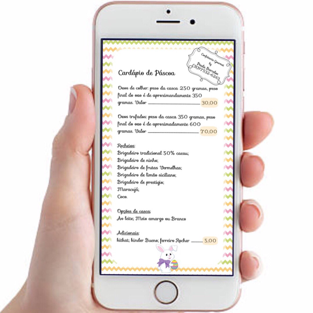PliePapelaria's tweet photo. Seu cardápio digital, prontinho para enviar aos seus contatos de WhatsApp!
#convite #convitedigital #cardapio #cardapiodepascoa #cardapiodigital #pliepapelariapersonalizada #papelariapersonalizada #papelariacriativa #artedigital #pascoa2018 #eastereggs #easter #coelhinhodapascoa https://t.co/uhHXlXNy7m