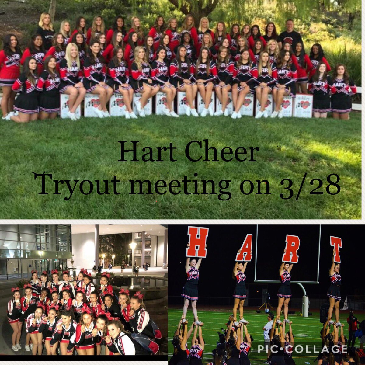 HartHighCheer's tweet image. Are you  interested in being part of Hart Cheer? The mandatory tryout meeting is coming up~ March 28.  Check out website for details.