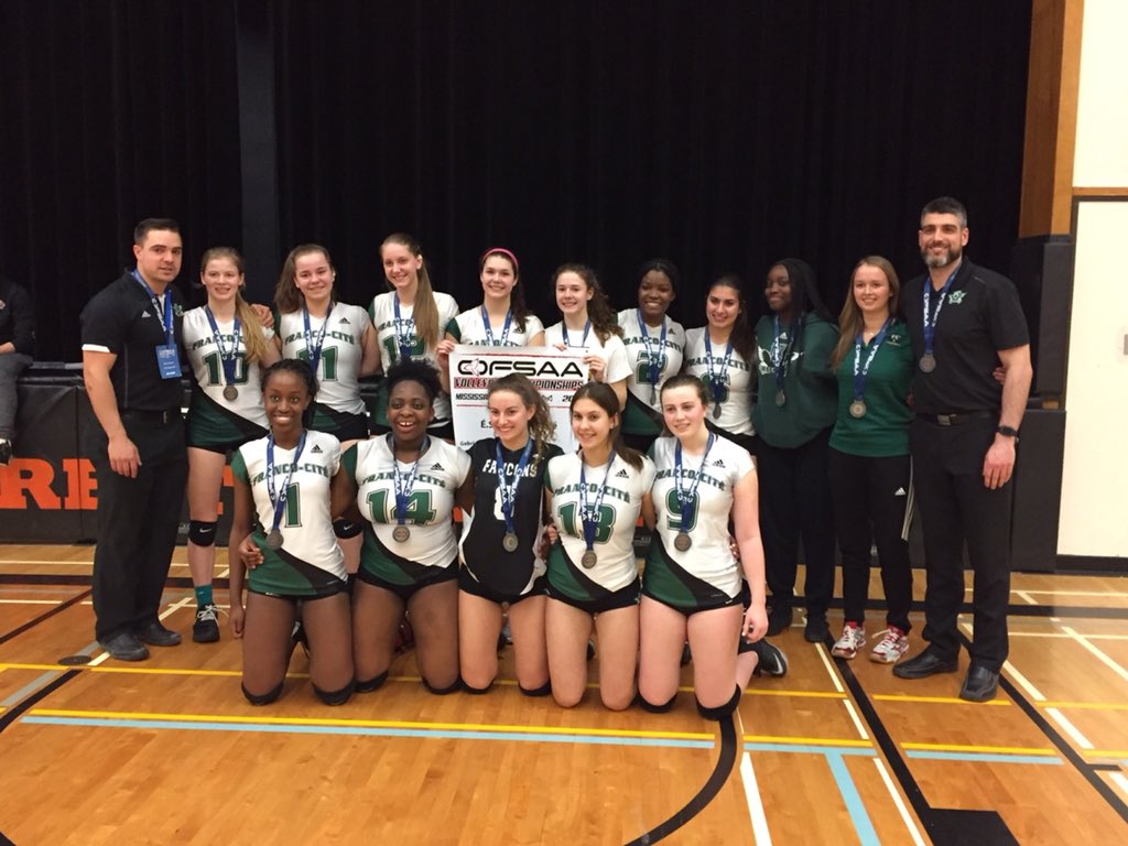 ofsaa_vball's tweet photo. St. Mary won gold today against Franco-Cité, who took home silver. Meanwhile, Eden took the bronze against Silverthorn!

Congratulations to each team for their efforts in the tournament! Well done! https://t.co/aVYhmVDZm9