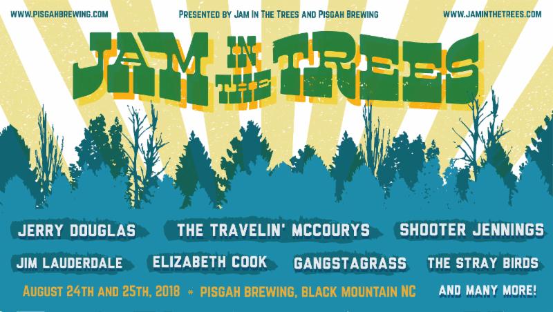 ImMusicMag's tweet photo. Jam In The Trees Announces 2018 Lineup: https://t.co/Ij2VmUrTja #jaminthetrees #pisgahbrewingcompany #TheTravelinMcCourys #JerryDouglas #ShooterJennings #ElizabethCook #JaneKramer #Gangstagrass #TheStrayBirds #JimLauderdale #TheSteelWheels #FiresideCollective #ThePoRamblinBoys https://t.co/FfKpHyKSgv