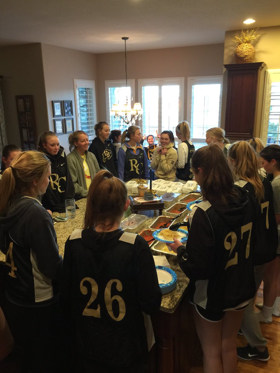Feeding the <a href="/RCgirlslax/">RC Girls Lacrosse</a> team tonight before tomorrow’s season opener. If they play as aggressively as they eat then they may win it all. Good luck to them and @jasonbbarbosa this season!