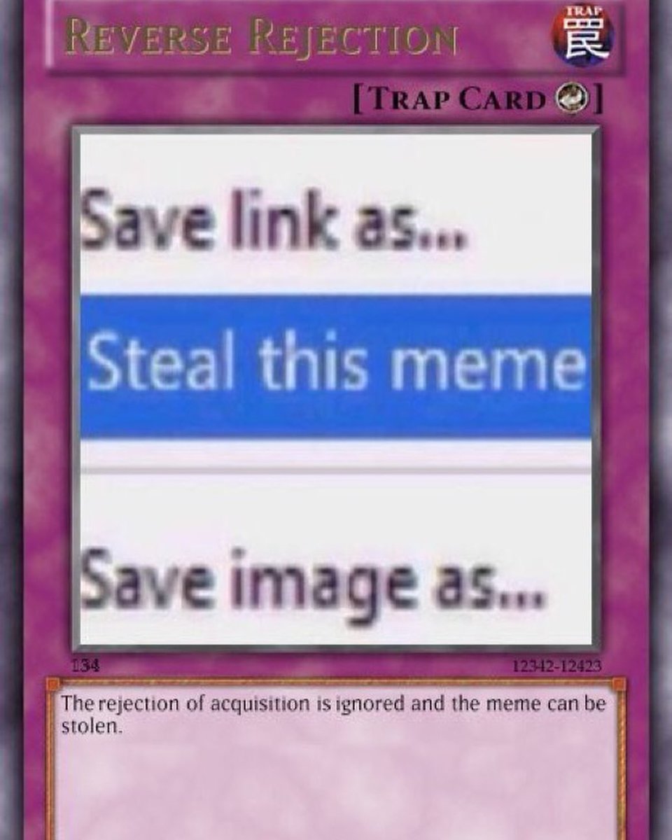 Meme Trap Cards.