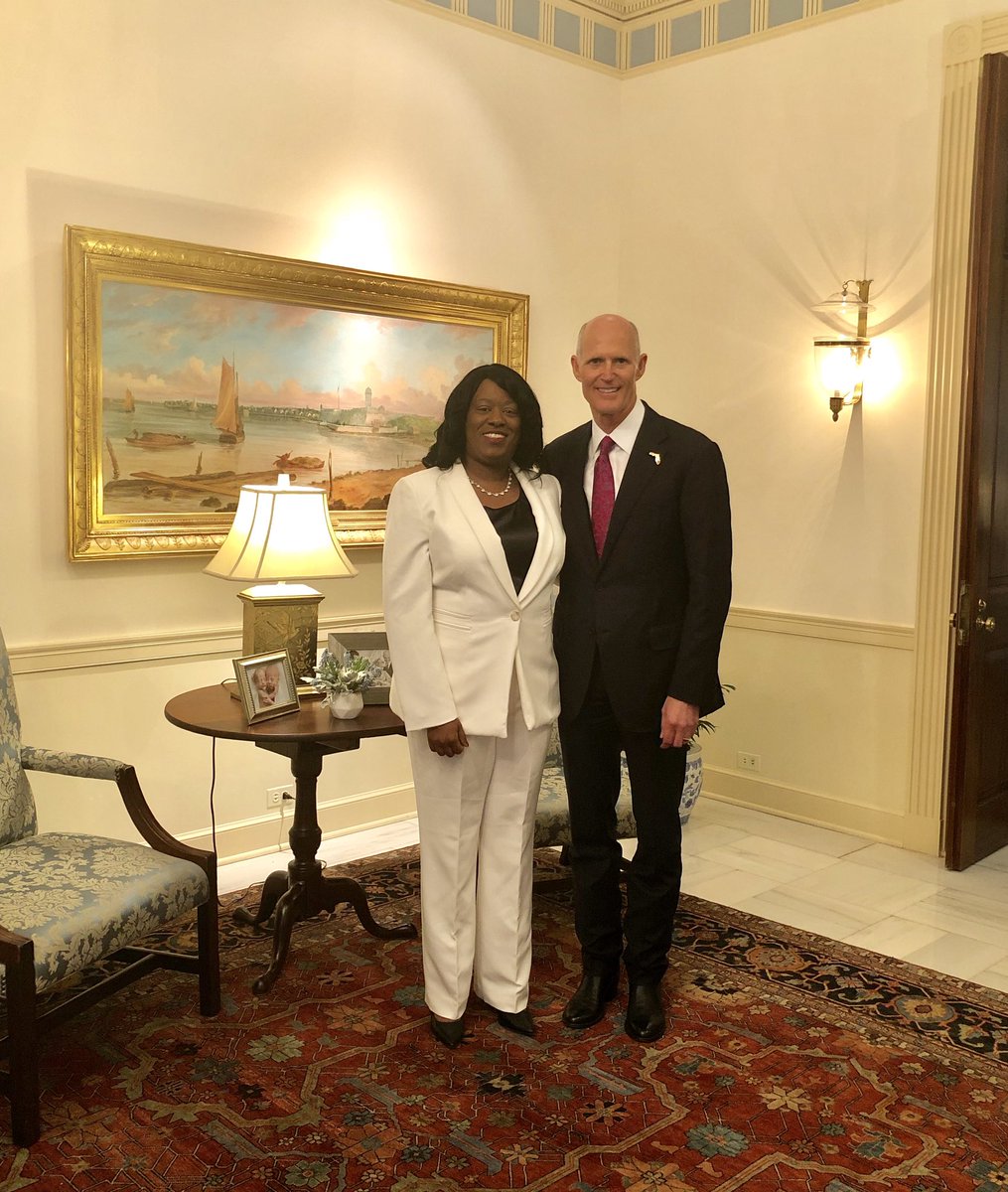 AshleyCoone's tweet photo. Honored to have dinner at the Governor’s Mansion tonight. Thank you @FLGovScott for the invitation and for all of your support over the years. https://t.co/jDya4tYjiS