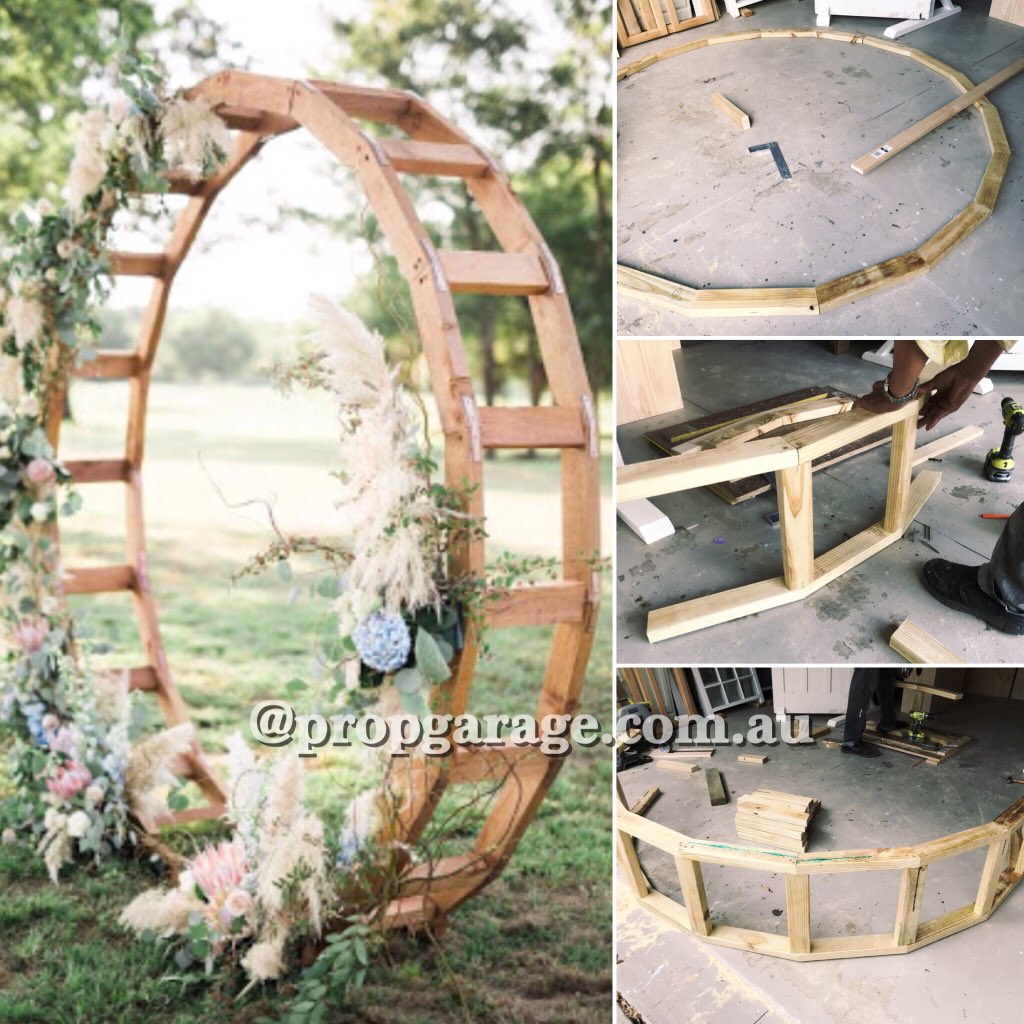 PropGarage's tweet image. Introducing to you the WOODEN WEDDING WHEEL! Isn’t it gorgeous? Hire now for your wedding ceremony or add it to one of our wedding packages!

#propgarage #woodenweddingwheel #weddingarch #weddingarbor #custommade #weddingceremony #sydneyweddings #gardenwedding #outdoorwedding