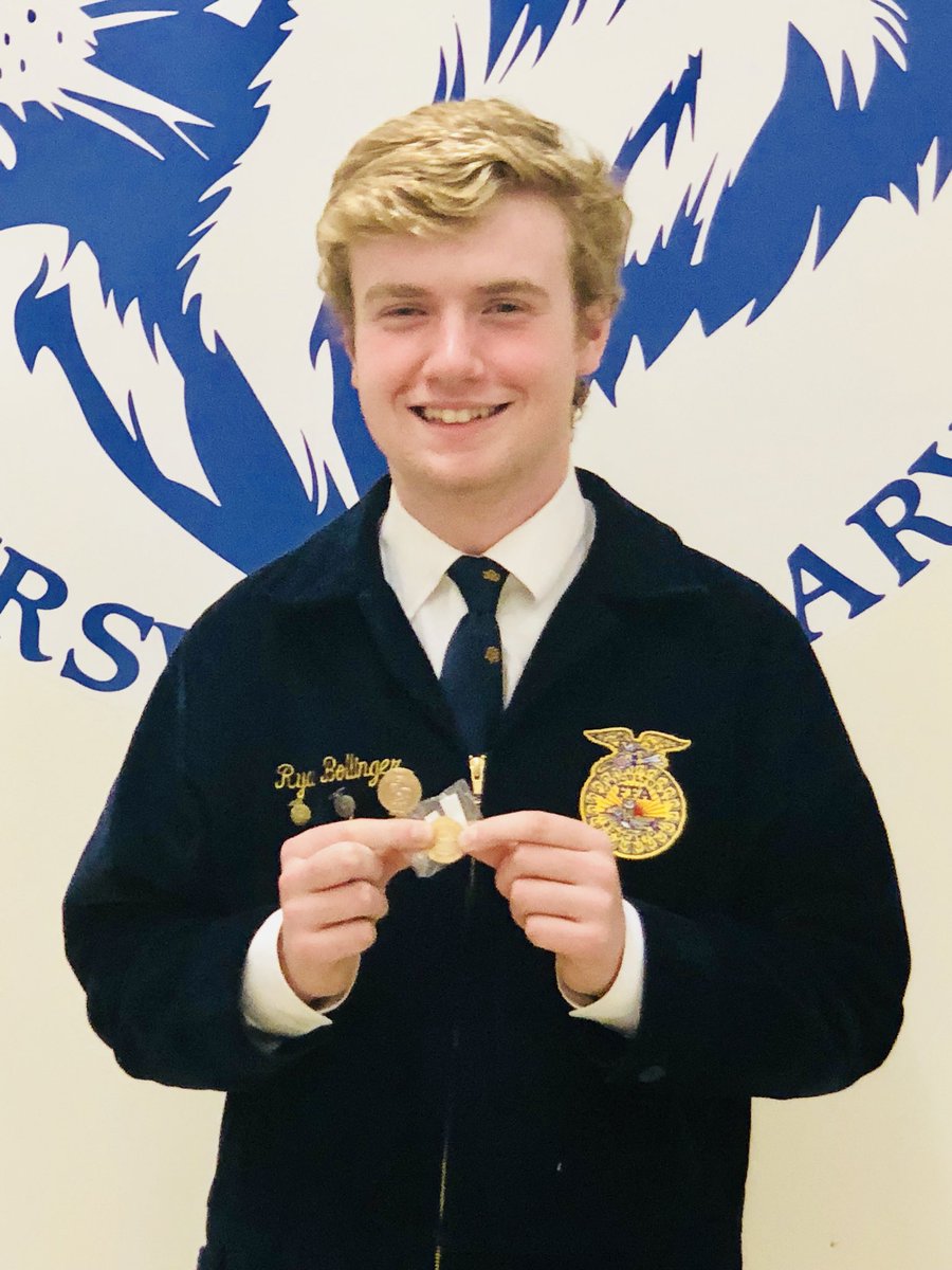 stonebrakerFHS's tweet photo. Part 1 of Region 2 FFA Speaking CDE’s complete! Super proud of our #FHSFFA students! Way to go Karina and Ryan! Good luck at State Convention Ryan! @FCPSMaryland @FCPSCTE @MarylandFFA @CadetsPrincipal #CTE #FFA https://t.co/gXaau0TFRt