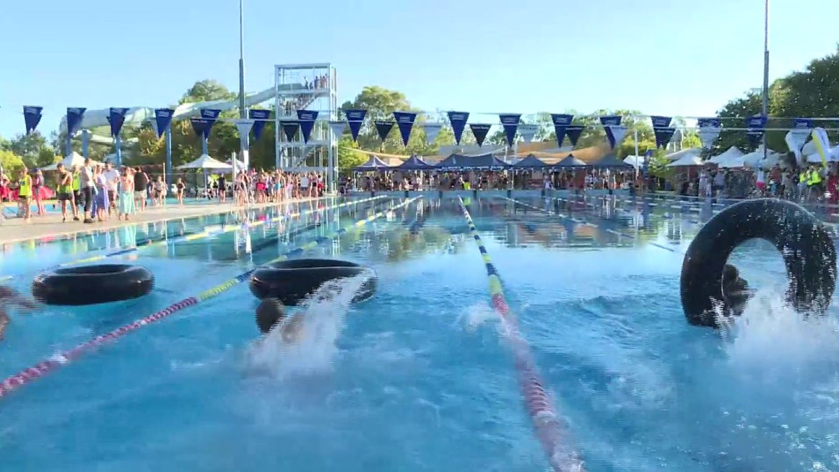 caitlinlknight's tweet photo. Organisers hopeful they've raised more than $20K in Albury Wodonga's 5th annual Big Splash. Details @9NewsBorderNE at 6pm https://t.co/fAxJAYmbKc