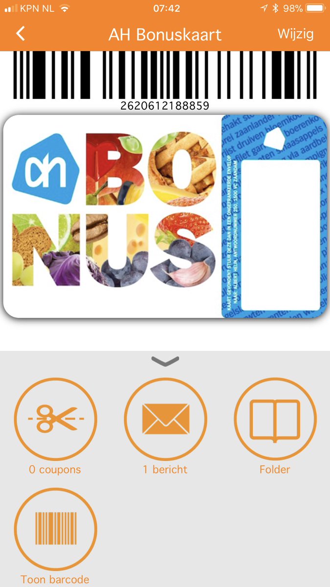 _Hollander_'s tweet photo. @albertheijn geen een filiaal kan de barcode van de app scannen. Slecht hoor. Andere bedr. kunnen dat wel van de PasNL app, zoals Shell etc. word handmatig ingetikt bij AH... https://t.co/dEYXnD7nWC