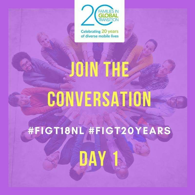 It's DAY 1 of our  Families in Global Transition (FIGT) annual conference. 
We want to hear from you:  WHAT DOES DIVERSITY MEAN TO YOU?? Follow along at #FIGT18NL on Facebook and Twitter.