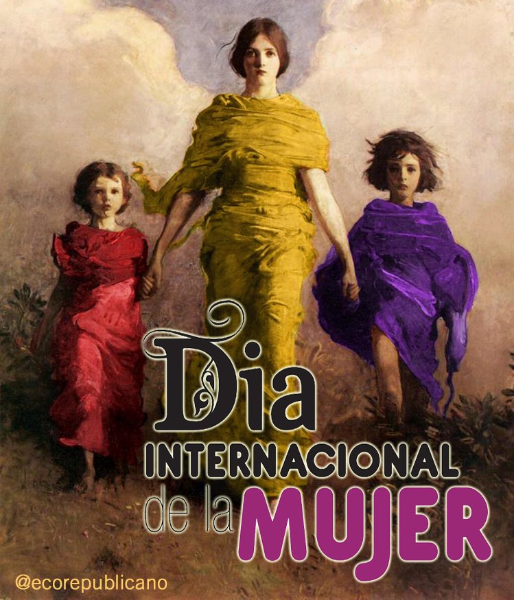 ecorepublicano's tweet photo. La República tiene rostro y nombre de mujer. #DiaDeLaMujer https://t.co/QPaMccNCzp
