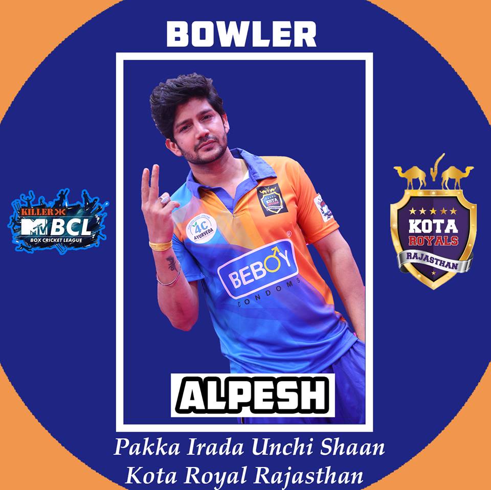 Introducing Our Bowler #AlpeshkumarGehlot #mtv #mtvbcl #killermtvbcl #bcl2018 #cricket #boxcricket <a href="/boxcricleague/">BoxCricketLeague</a>