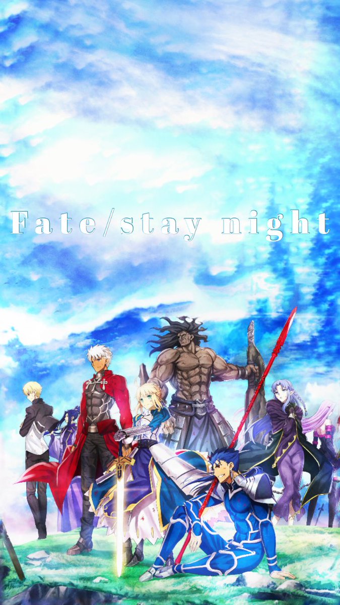 輝桜 かぐさ 燁桜の壁紙画像加工 第180弾 Fate Fate Stay Nightの壁紙です 青空の下で Fate Fgo Fatego 夜桜の壁紙倉庫