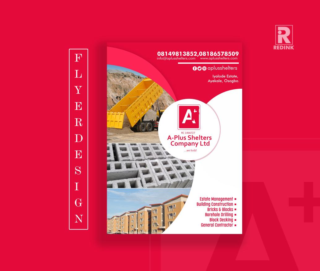 Redinkmmedia's tweet photo. Creative flyer design for @aplusshelters #flyerdesign #flyers #redink #redinkmmedia #graphicdesign https://t.co/Yz03kEXrgJ