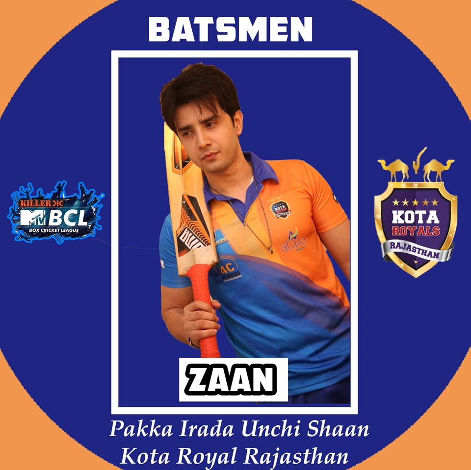 Introducing Our Batsman #ZaanKhan #mtv #mtvbcl #killermtvbcl #bcl2018 #cricket #boxcricket <a href="/boxcricleague/">BoxCricketLeague</a>