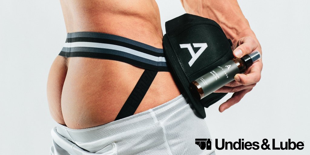 Gear up for your fav sport! <a href="/cellblock13LA/">STeVen A</a> interceptor #jockstrap &amp; @AmityJackMen bang oil silicone #lubricant. #gaystyle #undergear