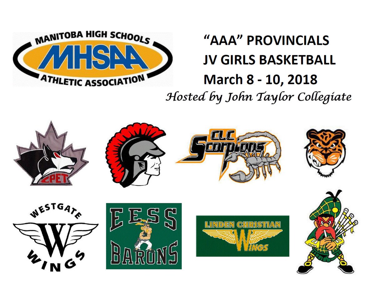 PiperAthletics's tweet photo. JV Girls Basketball AAA Provincials begins Thursday with the opener: Pierre Elliot Trudeau vs John Taylor at 10 am.  Stay tuned for all the updates! @MHSAA_ @basketballmb @SportManitoba @WinnipegNews https://t.co/2jc3Lai24s