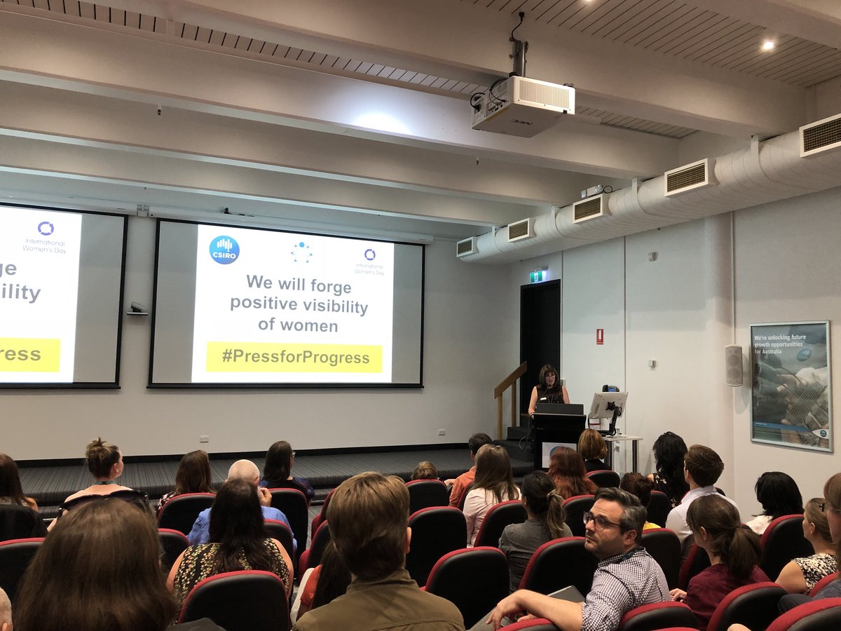 iwedlock's tweet photo. Great to be part of International Women’s Day @CSIROnews. Celebrating the achievements of all women at CSIRO #PressforProgress https://t.co/792EC6hfno