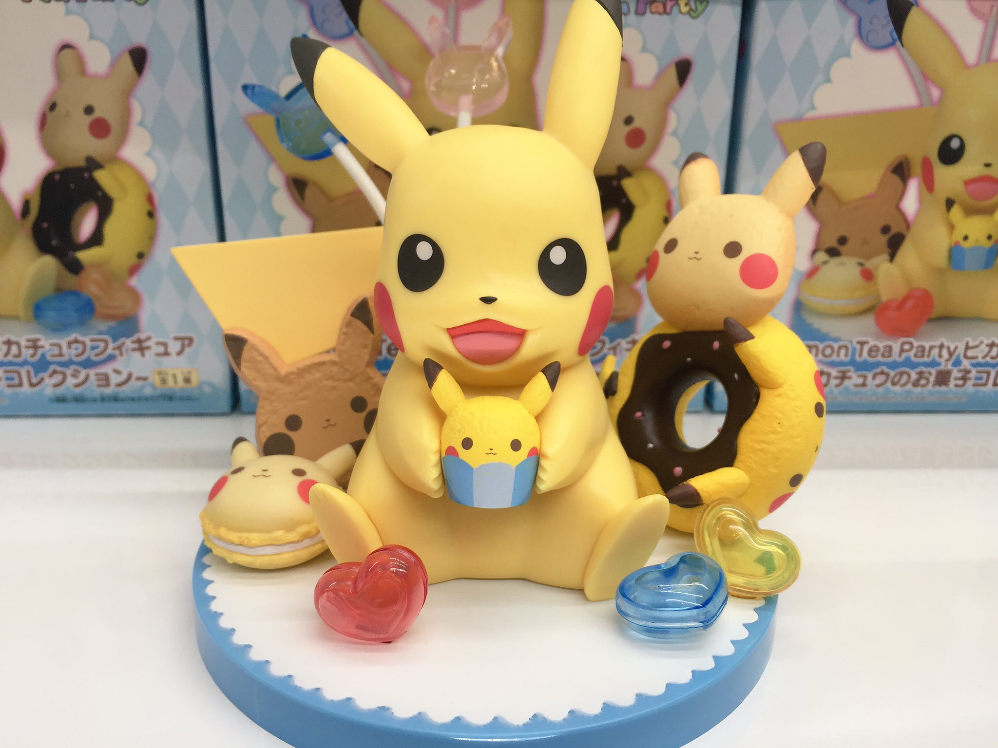 タイステ海老名ビナウォーク店 周年 プライズ 新景品 Pokemon Tea Party ピカチュウフィギュア ピカチュウのお菓子コレクション が登場しました とっても可愛らしいフィギュアとなっております 是非ゲットされてみては ポケモン ピカチュウ