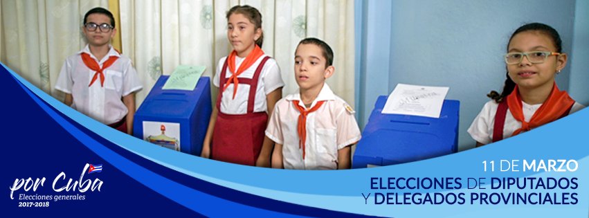 Desde ya convocamos a todos los cubanos con derecho al voto a participar este domingo 11 de marzo en las elecciones de los candidatos a delegados a las APPP y de los diputados a la <a href="/AsambleaCuba/">Asamblea Nacional Cuba</a> 
a votar #PorCuba por la #UnidadyFidelidad