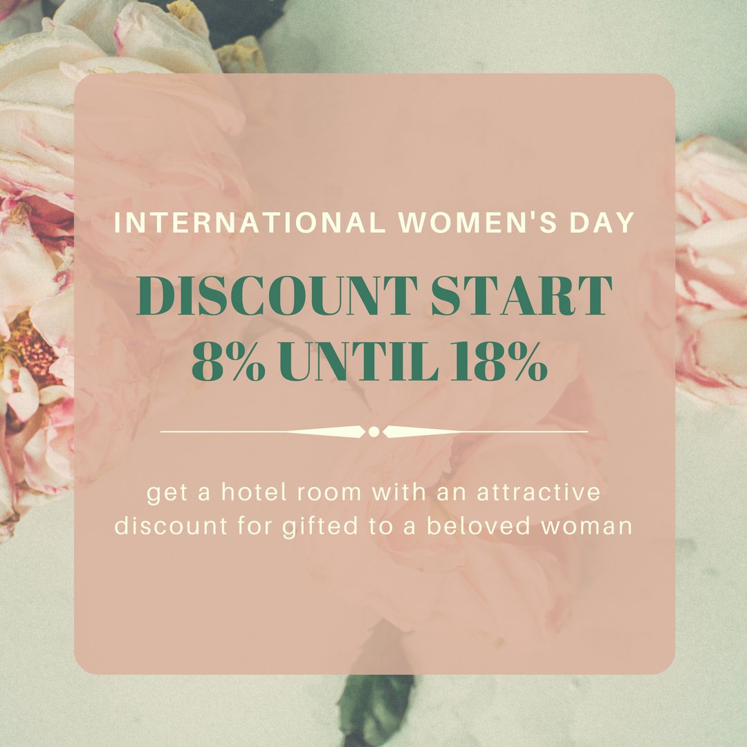 walanjacoid's tweet photo. Karena hari ini tepat tanggal 8 Maret 2018. Dapetin diskon menarik start 8% until 18% hanya di https://t.co/uIQSa1XYGf
.
.
Sekali lagi selamat hari perempuan sedunia, semoga perempuan di Indonesia dan dunia selalu bahagia. Jadilah perempuan hebat dan tangguh👏👏 https://t.co/L2h2x9IVKL