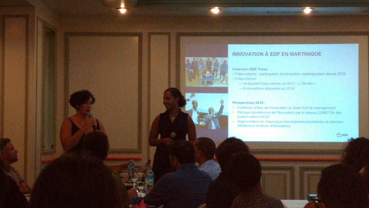 JCEMartinique's tweet photo. la JCE et EDF a la promotion de l’innovation sur le territoire local à travers le concours Martinique Territoire d’Innovation
#LaJCEMartiniquebouge #conférenceEDF https://t.co/2oCTYBZZll