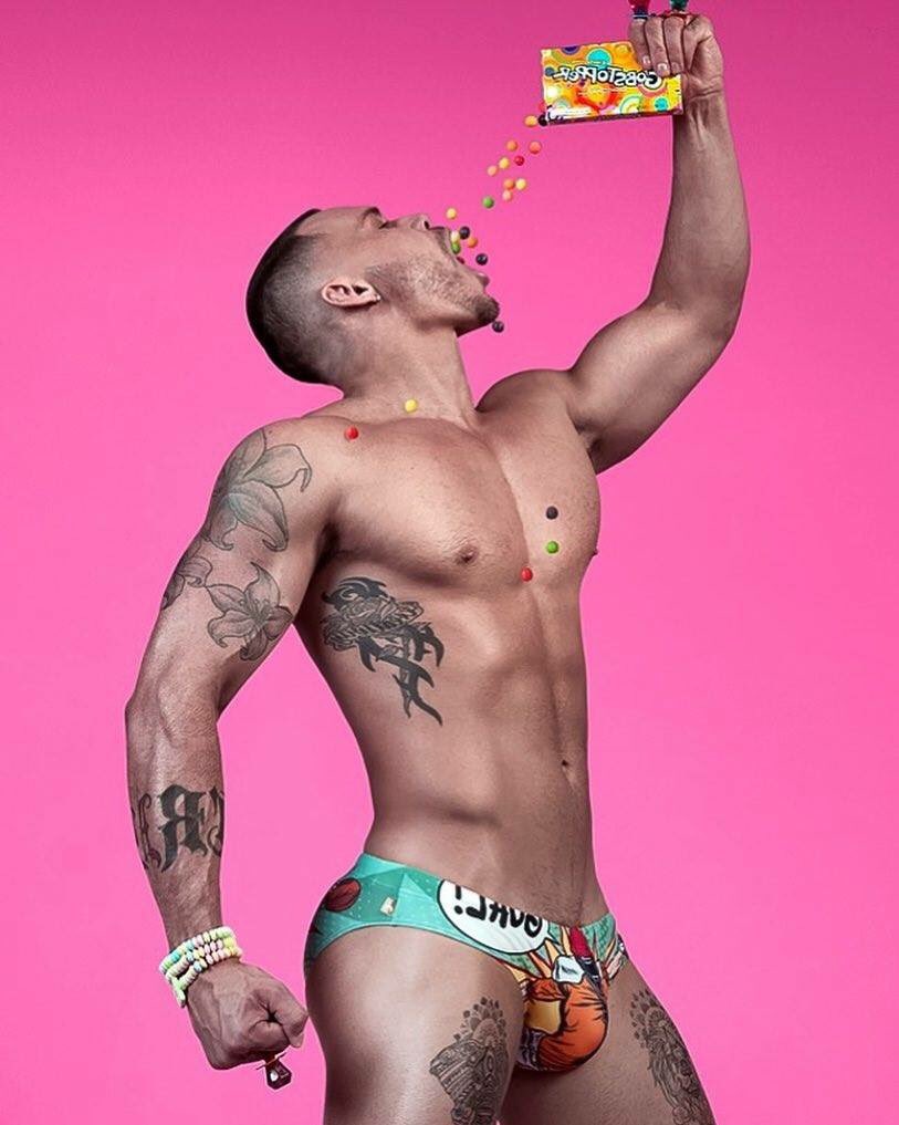 Need some candy?
Zoren @i.am.zoren in MARCUSE Anime brief, sweet! 

marcuse.com

Thanks to photographer @theadddproject and <a href="/massluciano/">Mass</a> for the amazing image