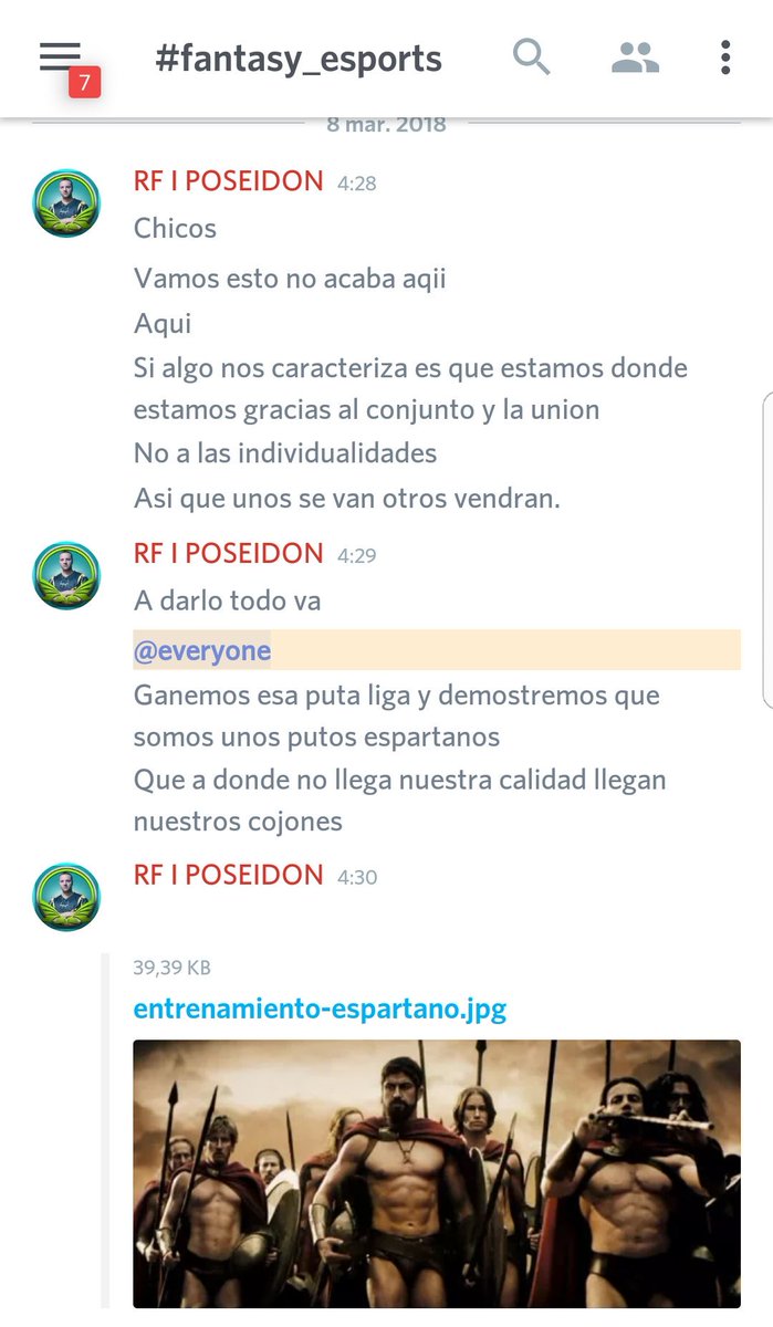 Mensaje de motivacion de @poseidon2727 nuestro #CEO y fundador de la familia <a href="/RoyaleFantasy/">RoyaleFantasy</a>