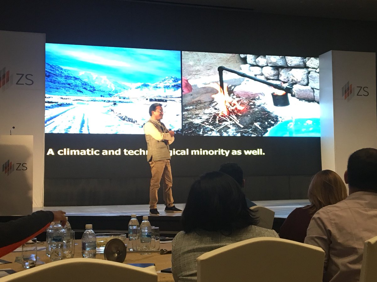 rahulrmitra's tweet photo. At the ZS Leadership Summit in Kathmandu and the real life Phunsukh Wangdu (of 3 idiots fame) Mr. Sonam Wangchuk talking on the theme of #peakperformance #makingsuccessahabit #LifeatZS https://t.co/GD6XiBhcxr