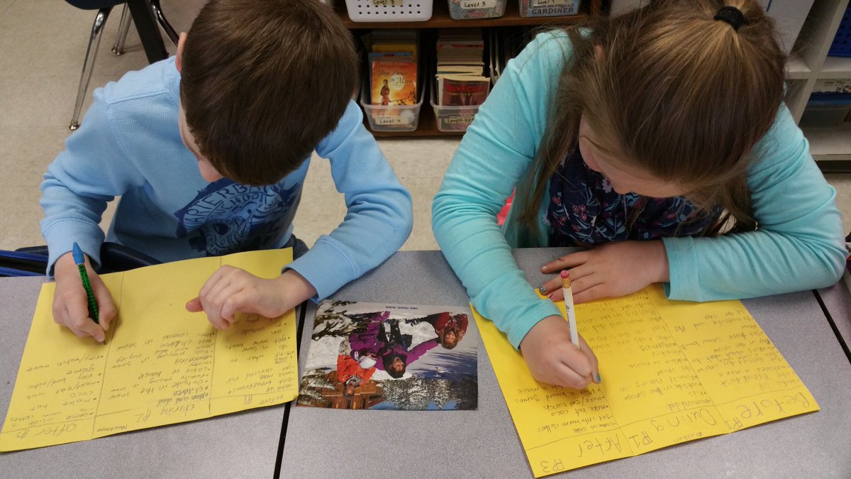porscheteacher3's tweet photo. Noticing what is seen in the picture to make inferences about what could be happening. #whatisthestory? #PocaPreK5 #writingtofollow https://t.co/Ewp6lhttnq