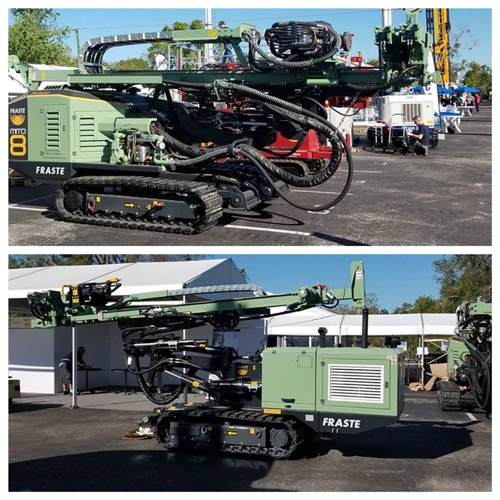 efq_all's tweet photo. Great day in Orlando☀️Set up complete for IFCEE #fraste #foundation #piledriving #sip&amp;t #everdigm #shoring #caissons #eurodrill #anchorshoring #tieback #tmbohrtechnik #foundationdrilling #imtdrills #reichdrill #rocktools #ifcee2018 https://t.co/aOiSB7obiH