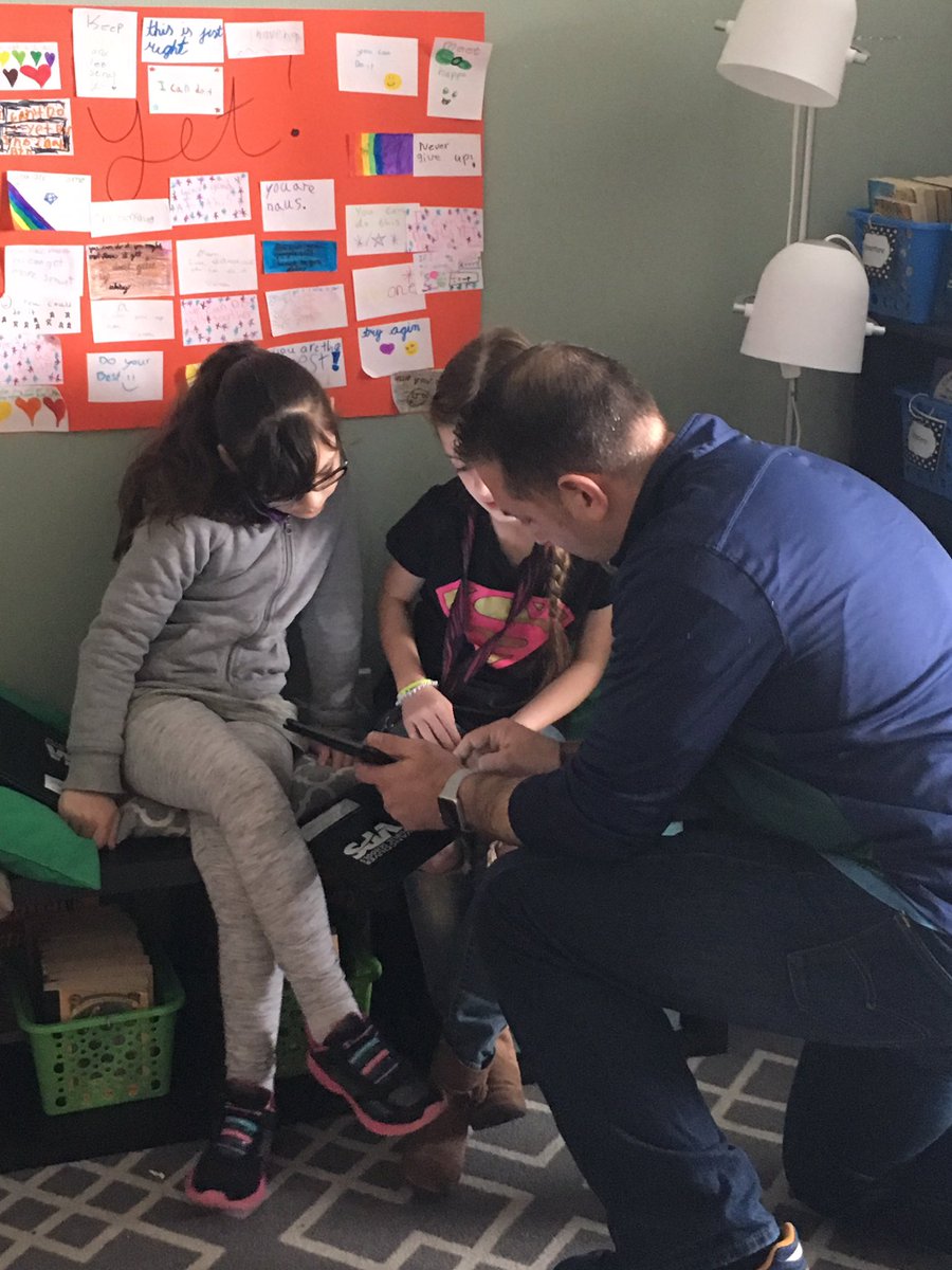 Byrne_VPS's tweet photo. The @vpsitf team had so much fun collaborating during the Hour of Creations @ Fruit Valley & Ike today. Sts & teachers using the 4Cs to explore @Sphero, @DoInkTweets green screen & iMotion. #hourofcreation #vpsipad #VPSSuccess @MrFechter https://t.co/BAdkOFV6xm