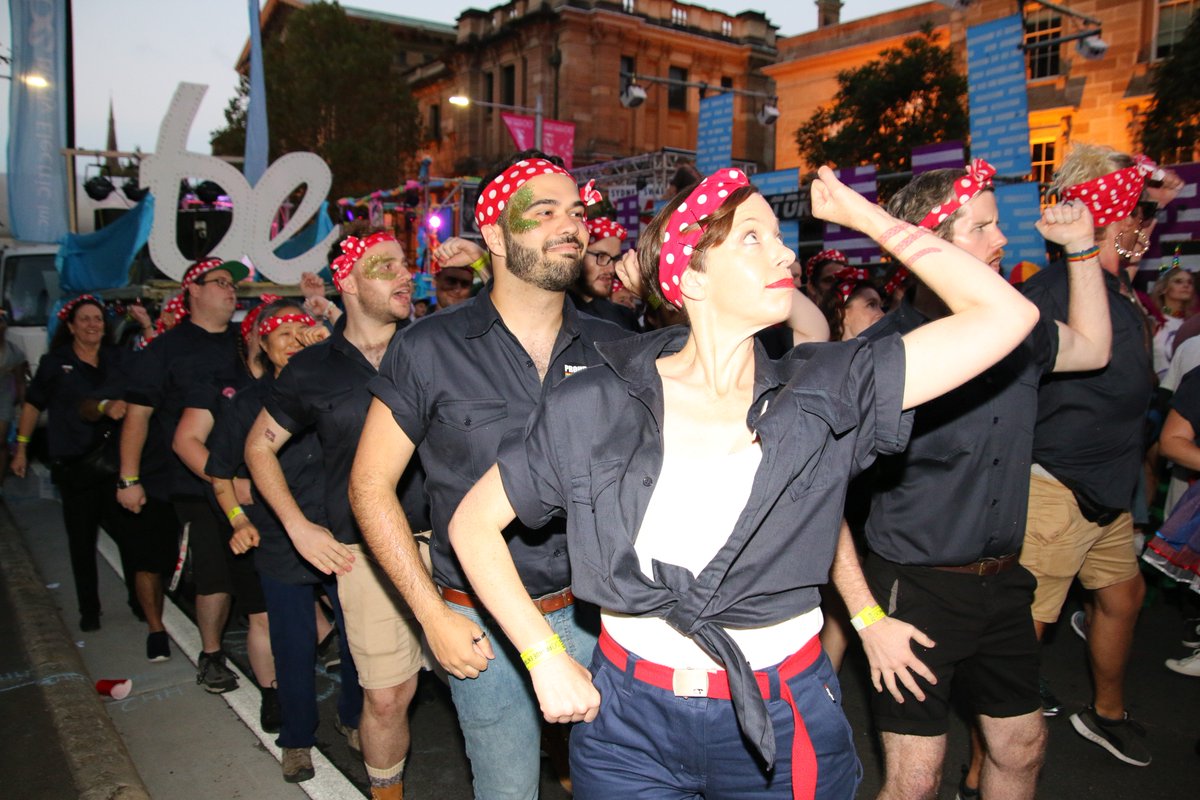 UnionPrideNSW's tweet photo. Our fabulous pics from #MardiGras40 have been uploaded to our Flickr https://t.co/M2BciEa3IV A big congrats to all the unionists that marched with us.  Stay tuned as a highlights video is in the pipeline. #ausunions #auspol https://t.co/k9cym2wiRN