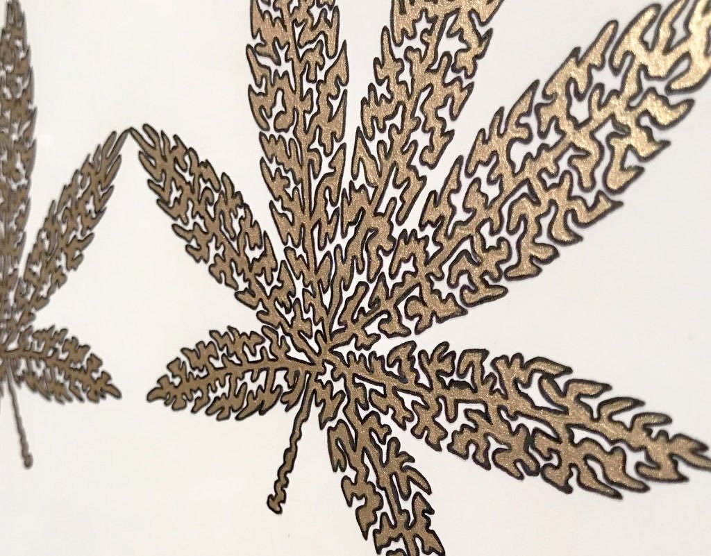 thenewsmokermag's tweet image. TNS Review: &quot;The sublime line...&quot; @danielduganart #onecontinuousline #art #illustrations #potleaf #cannabis (click link for full review) thenewsmoker.com/a-continuous-l…