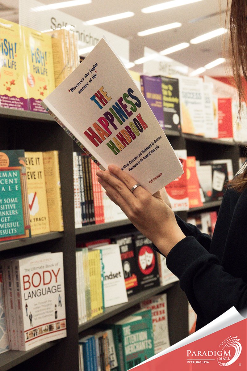 The secret to happiness in the palm of your hand? We'll be snuggled in a corner with this book if anybody's asking.