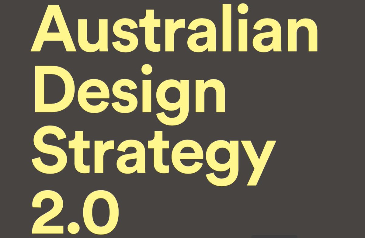 ADesignAlliance's tweet photo. Prepared for today’s National Design Summit an Australian Design Strategy 2.0 @maasmuseum Great job @timhorton_ & co in pulling this together #SDF18 #DesignAU https://t.co/94SdG1dun0 https://t.co/hDAYxVIXb3