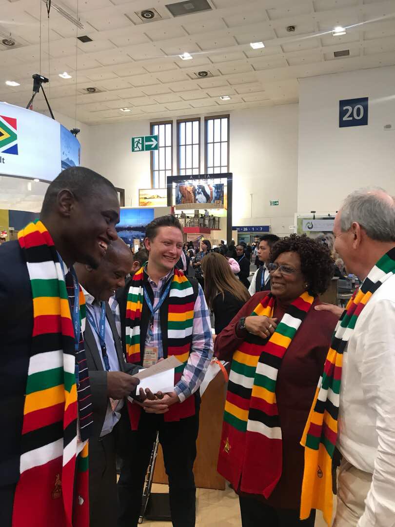 Destination_Zim's tweet photo. Good morning.Welcome to another brand new & bright day.Join us 1330hrs Germany time (1430) Zim time as we #Zimbabwe #Recoverydrive to the world @ the Zimbabwe πΏπΌ reengagement cocktail πΉ @itbberlin @ITBBerlinNews Zimbabwe Stand 133, #Africa Hall 20 #RecoveryScarf #itbberlin2018 https://t.co/VSiiNUFtt4