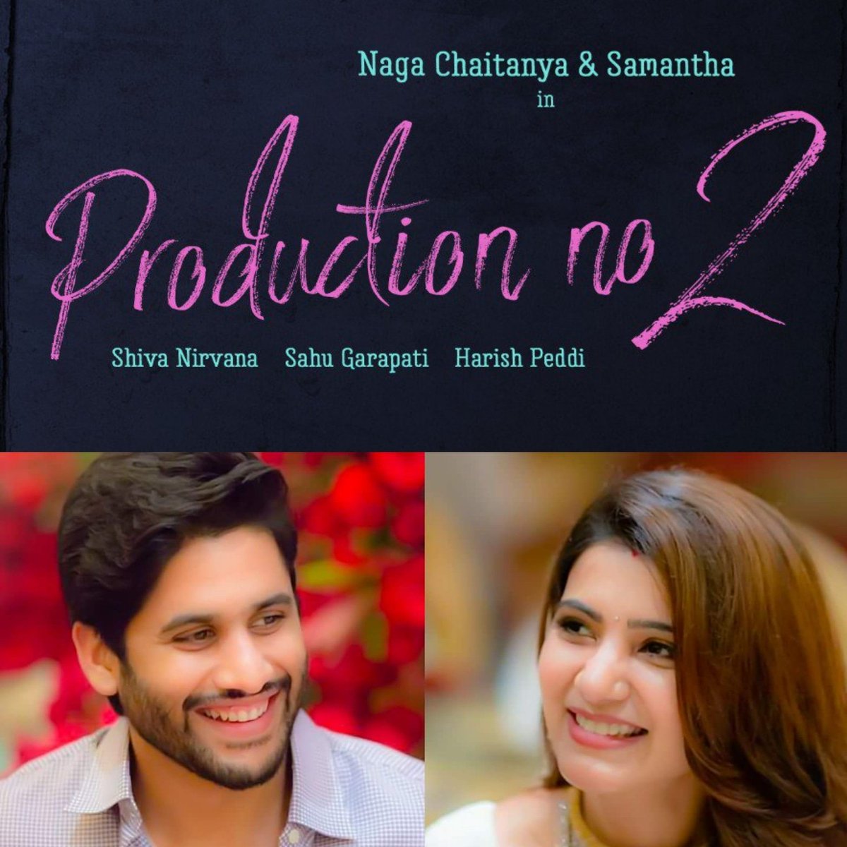shreyasmedia's tweet photo. They are coming yet again to dip us in 'LOVE' ly world. #Chay-#Sam coming together as reel-life partners for 1st time. #ShivaNirvana #ShineScreen #Chay #Sam #NC17 https://t.co/sOiL9c50T6