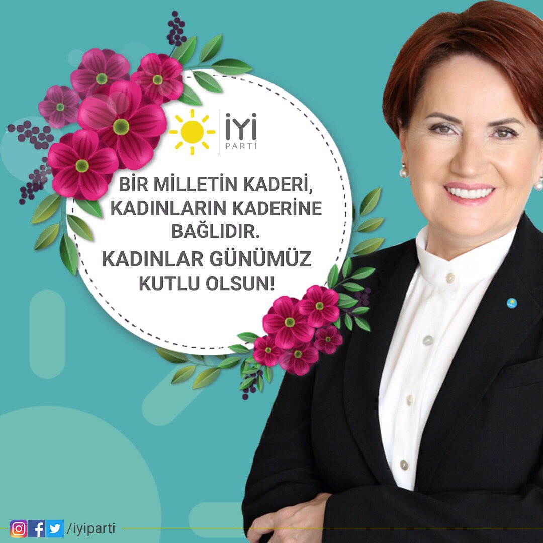 Bir milletin kaderi kadınların kaderine bağlıdır. Kadınlar günümüz kutlu olsun!
