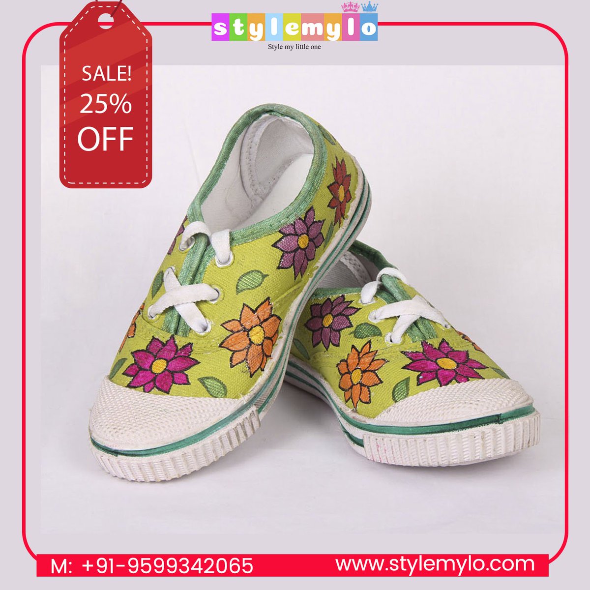 stylemylo's tweet photo. Grab designer dresses and hand painted shoes at Flat 25% Discount. It's a sale offer you can't miss.

Get the entire discounted range at : https://t.co/AE1hOeFuvF
Shop Now!

#stylemylo #onlineshoppingforkids #babyboys #babygirls #designer #kidsfashion #madeinindia #highquality https://t.co/c2Y03UdRJa