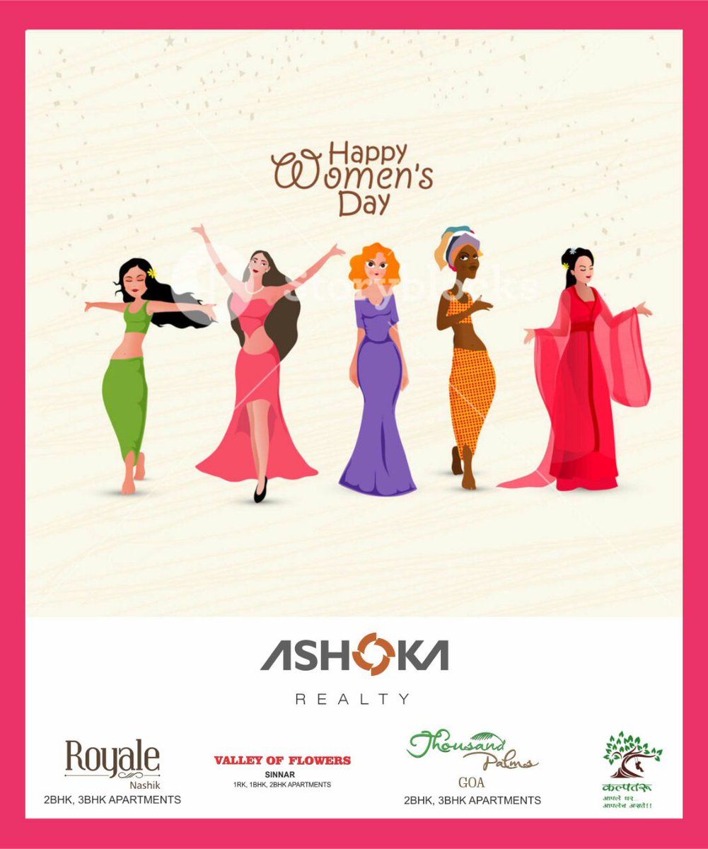 Ashoka Realty, Nashik wishes you all Happy women's day and always stand for women empowerment....
#woman #womenday #power #empowerment #shakti #naari #nari #uthaan 
ashokarealty.in