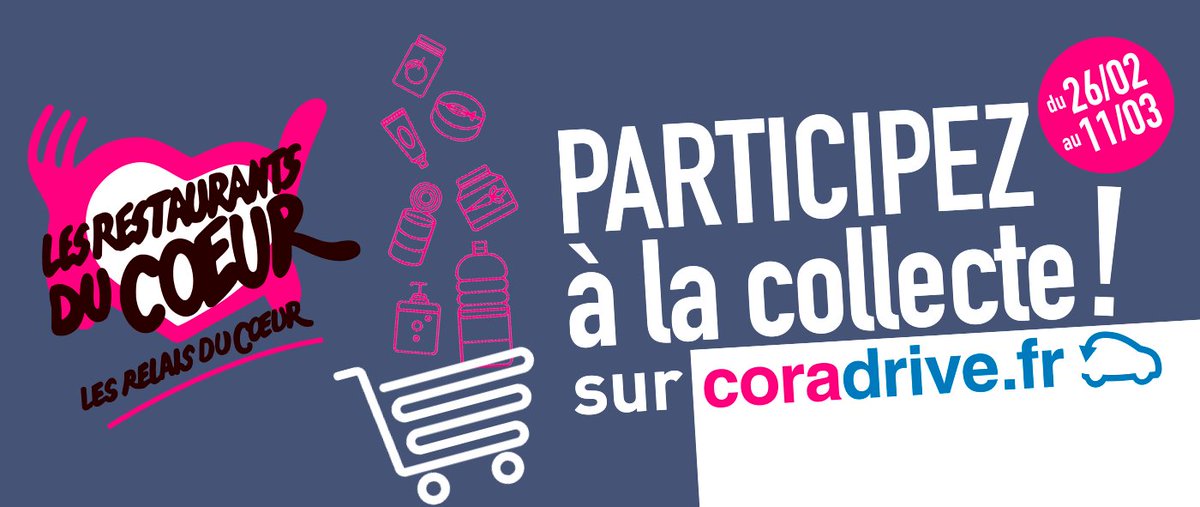 corastquentin's tweet photo. Cora Saint-Quenti  s'associent aux Restos durant la @CollecteNationale 2018 à travers différentes actions. Toutes les infos : https://t.co/auyiDl5h5Q https://t.co/j1gZggJ5TN