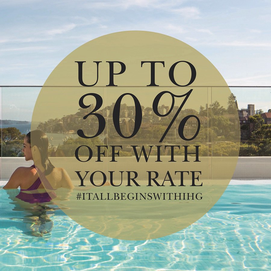 InterConSydDB's tweet photo. Our Easter sale has begun! Save up to 20% on Advance Purchase and an extra 10% on Your Rate! Valid for stays between 15th March - 20th September 2018. On sale March 8 - April 10 2018. #InterContinentalLife #InterContinentalDoubleBay #yourrate #luxuryaccommodation #luxurytravel https://t.co/tnh5DkwkhP