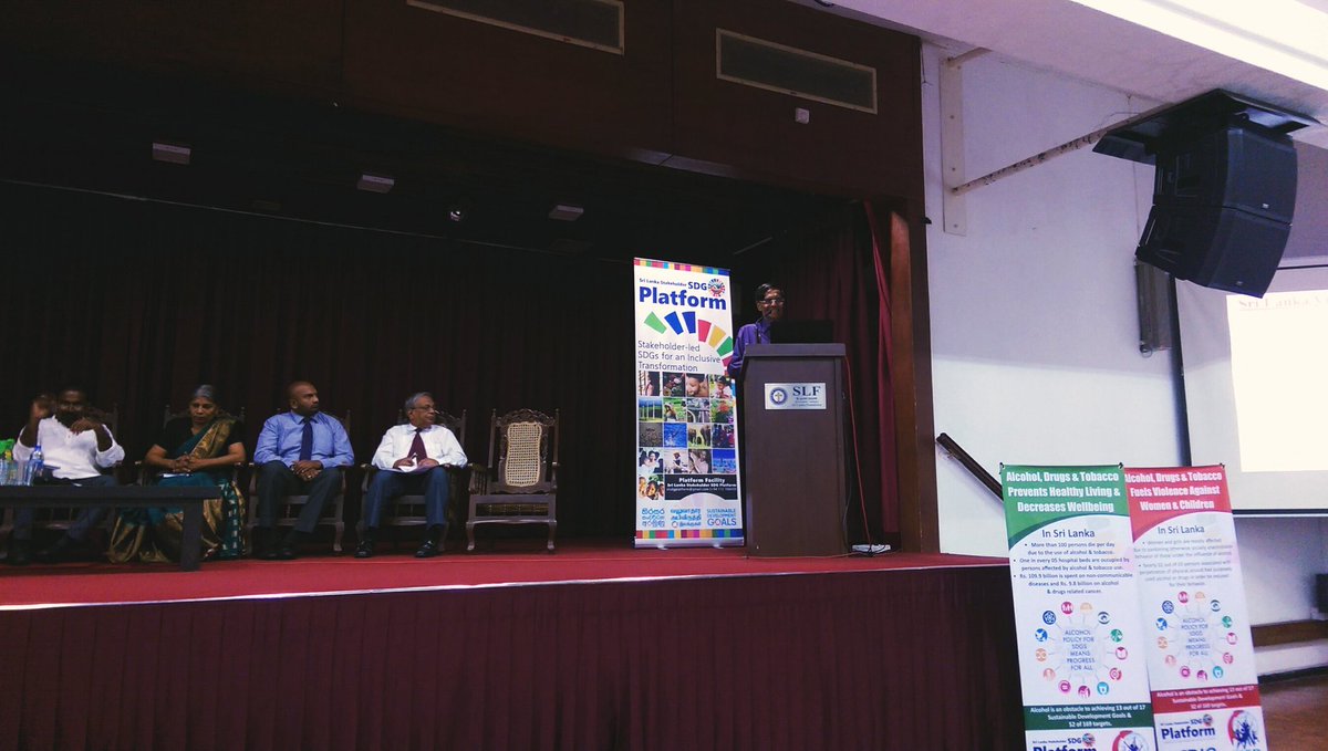 slsdgplatform's tweet photo. Prof. Mohan Munasinghe Chairman of Presidential Expert Committee on Sustainable Sri Lanka 2030 Vision, GoSL Delivered the Official Statement. #Agenda2030 #IWD2018 https://t.co/X6VUOegln5