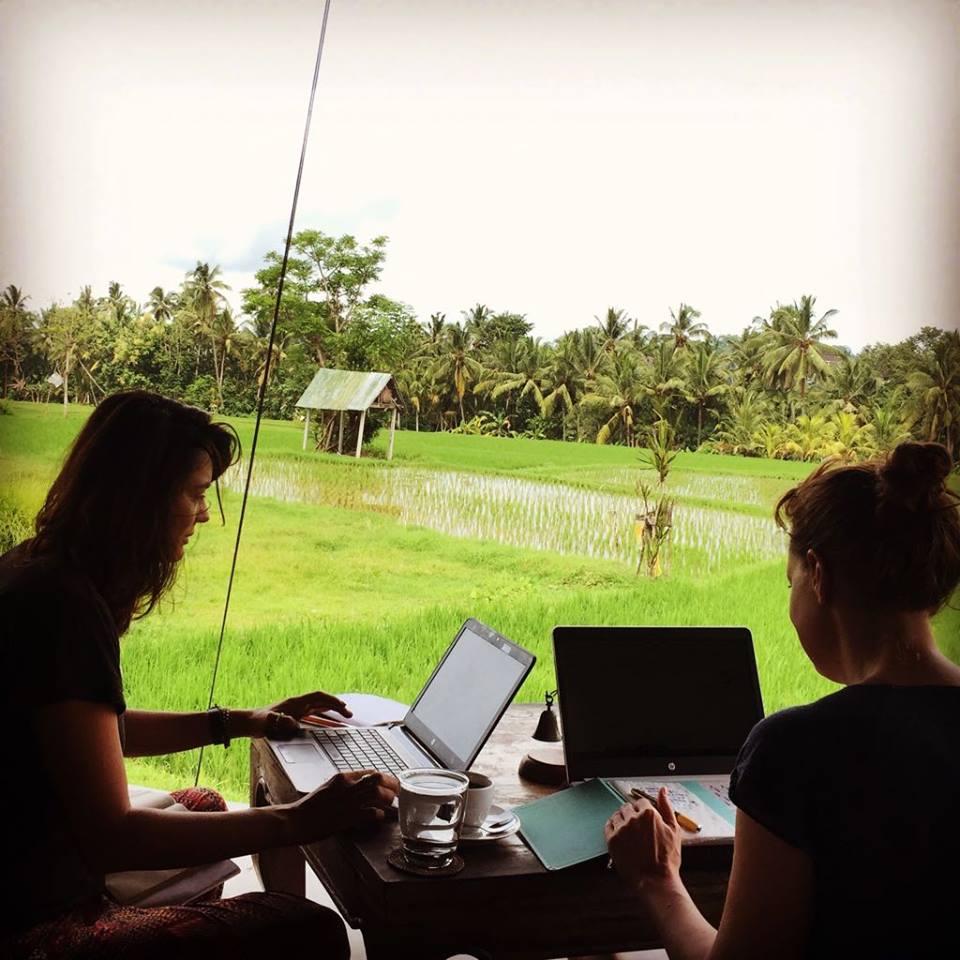 Can't think of a better place to brainstorm creative ideas for our upcoming crowdfund campaign with <a href="/CrowdAboutNow/">CrowdAboutNow</a> . Exciting times. #socent #impact #vegan #meetjack #vegetarian #foodlover #bali #startup